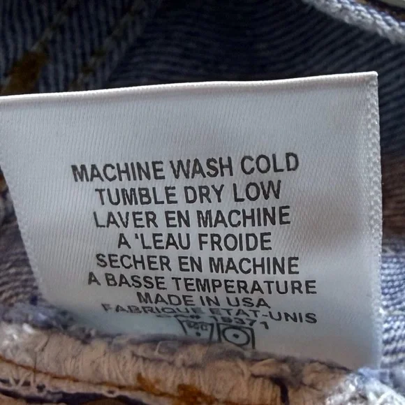 RE/DONE The CRAWFORD Straight Leg Women’s Jeans Classic Blue size 24 - Picture 15 of 15